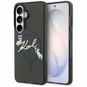 Karl Lagerfeld ümbris IML KC Script MagSafe Samsung Galaxy S26 jaoks must