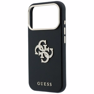 Guess Smooth & Big Strass Logo ümbris iPhone 18 Pro / 17 Pro – must