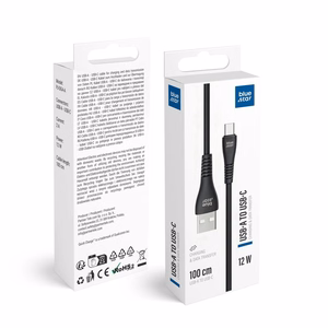 Blue Star kaabel USB A - USB C 2A 12W 1m PJ-DG4-A must