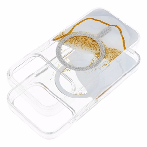 MagSafe'iga ühilduv Golden ümbris iPhone 16, valge