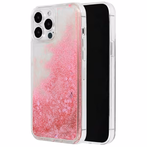 Liquid Heart Ümbris jaoks Iphone 11 Pro Rose kuldne