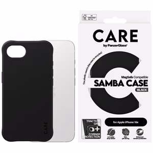 CARE by PanzerGlass Fashion MagSafe iPhone 16e Ümbris - Must