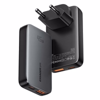 Laadija Essager "GaN Ultra" must 45W (1xPD / 1xQC3.0)