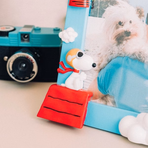 Snoopy 3D-pildiraam 10 × 15 cm fotole