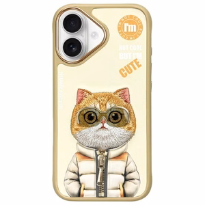 Nimmy Cool&Cute 2.0 Cat Ümbris jaoks iPhone 16 - Roheline