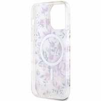 Guess GUHMP14XHCFWST iPhone 14 Pro Max 6.7" läbipaistev hardcase Flower MagSafe