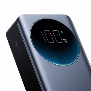 Joyroom JR-PBF05 Pro 30000mAh 65W Powerbank Digitaalse Ekraaniga 2x USB-C 1x USB-A - Must