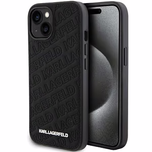 KARL LAGERFELD ümbris jaoks IPHONE 15 Plus KLHCP15MPQKPMK (Quilted Pattern) must
