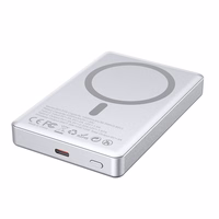 BWOO ultra-slim aluminium magnetic akupank P76 PD 20W 10000 mAh with digital display and USB-C port must