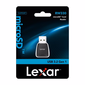 Lexar RW330U USB 3.2 micro SD, UHS-I mälukaartide lugeja