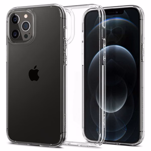Spigen Ultra hübriidkate iPhone 12 / iPhone 12 Pro jaoks - läbipaistev