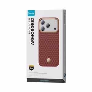 Punane Benks Magnetic Armor Air Armor Grid 600D kevlari ja metallraamiga ümbris (C.K.FL.AP.RD.0073) mudelitele iPhone 18 Pro Max / iPhone 17 Pro Max