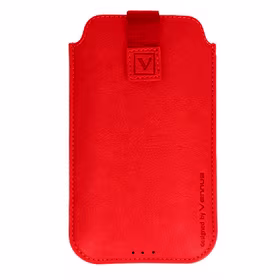 Vennus Deko Ümbris (Size 16) jaoks Iphone 15/15 Pro/16/16 Pro/Samsung S24/S25 RED