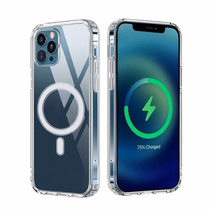 Противоударный 1,5 mm Mag чехол для iPhone 17 Pro Max 6,9" / iPhone 18 Pro Max 6,9 прозрачный, с большим отверстием