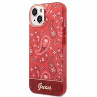 Guess GUHCP14MHGBNHR iPhone 14 Plus 6.7" punane/punane hardcase Bandana Paisley