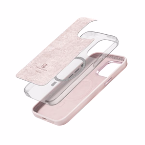 Crong Color Cover LUX Magnetic ümbris seadmele iPhone 15 Plus, MagSafe'iga ühilduv, roosa