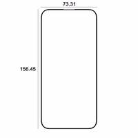 Etteri karastatud klaas 9D iPhone 15 Pro Max 6,7"