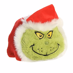 Grinch Spudsters jõuluvana kostüümis plüüslelu/padi, 25 cm