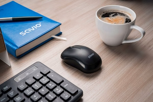 Savio KB-02 klaviatuur kodu/kontor USB QWERTY must