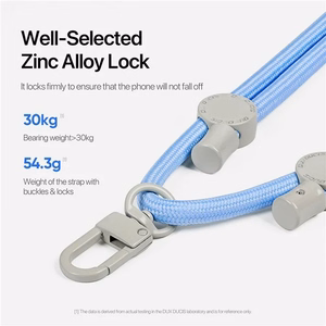 DUX DUCIS Plaz - cross-body phone strap - helesinine