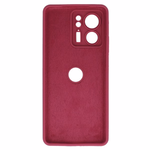 Silicone Lite Ümbris jaoks Motorola Edge 40 5G burgundia
