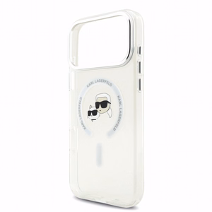Karl Lagerfeld IML K&CH Heads Metal Frame MagSafe ümbris Apple iPhone 18 Pro Max jaoks