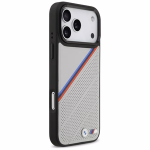 BMW M Tricolor Metal Logo MagSafe Ümbris jaoks iPhone 17 Pro Max - Hall
