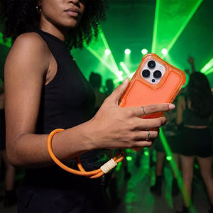 Safepop ümbris rihmaga Samsung Galaxy S26 jaoks oranž