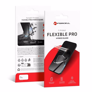 Hybrid glass to iPhone 13 / 13 PRO / 14 / 16e (SE 4 2025) Forcell Flexible 5D must