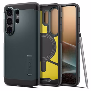 Spigen Tough Armor Mag MagSafe ümbris Samsung Galaxy S26 Ultra - roheline