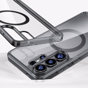 Benks Magnetic Crystal TPU Frame Case (0050) Samsung Galaxy S26 Ultra mustale mudelile