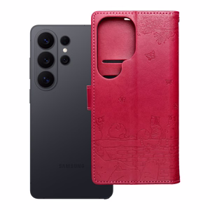 MEZZO Book Ümbris SAMSUNG A57 kassid punane