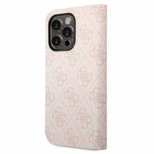 Guess GUBKP14XHG4SHP iPhone 14 Pro Max 6.7 "roosa / roosa book 4G Vintage kuldne Logo