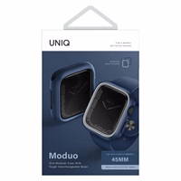 Uniq Moduo ümbris jaoks Apple Watch 4/5/6/7/8/SE/SE2 44/45mm - sinine-hall