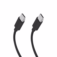 SBS TECABLETISSUETCK USB-C - USB-C 1.5m 60W braided kaabel - must