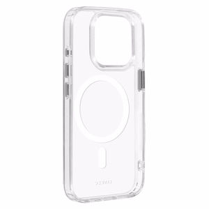 Liavec Glossy Magsafe Clear Ümbris do Iphone 15 Pro valge
