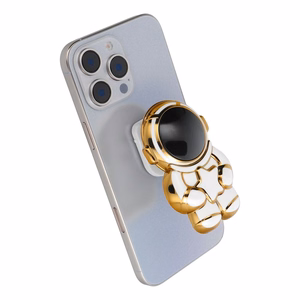 Phone stand ASTRONAUT - stick-on - valge