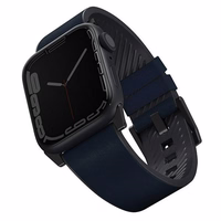 Uniq Straden nahast Hybrid rihm Apple Watch 1/2/3/4/5/6/7/8/SE/SE2/Ultra 42/44/45/49mm - sinine