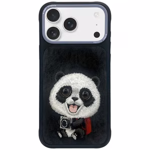 Nimmy Big Eyed Pet 2.0 Panda ümbris jaoks iPhone 17 Pro - must