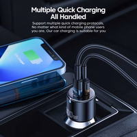 Autolaadija Essager "Fan" Must 66W (2xPD)