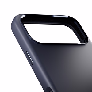 Puro Icon Mag Pro чехол из жидкого силикона для iPhone 17 Pro Max, совместимый с MagSafe, с защитой камеры и алюминиевыми кнопками - темно-синий
