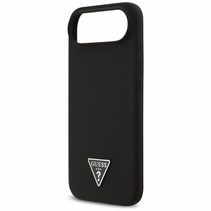 Guess чехол IPHONE 17 Air совместимый с MagSafe GUHMP17MSCTRLMK (Silicone W/ Triangle Logo) черный