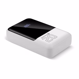 Välisaku 20 000mAh, 2x USB, 1x USB-C 22,5W, QC4+, LCD ekraan, valge