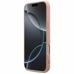 Guess Fixed Glitter Big 4G Ümbris jaoks iPhone 17 Pro Max - Roosa