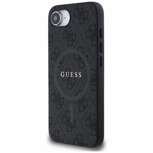 Guess PU Leather 4G Colored Ring Ümbris with MagSafe jaoks iPhone 16e - must