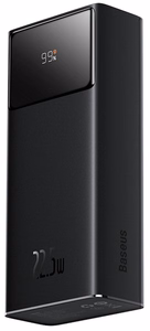 Baseus EnerFill FP41 30000mAh 22.5W energiapank koos Baseus Simple USB-A - USB-C 3A 30cm kaabliga - must