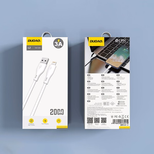 Dudao L2L USB-A / Lightning 3A Cable 2m - Valge