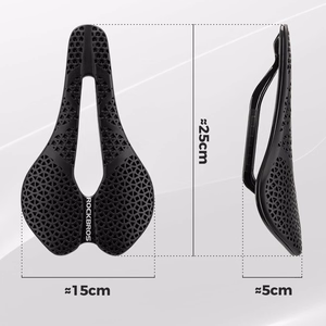 Rockbros LF0214 anatoomiline 3D veekindel jalgrattasadul – must