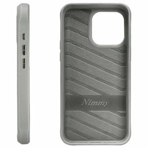 Nimmy Glasses Cool Cat чехол для iPhone 15 Pro Max - серый
