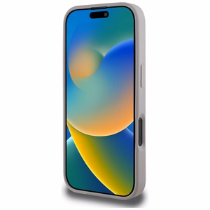 Guess Grained Roses Big 4G Logo iPhone 16 Pro Max Ümbris - Lilla